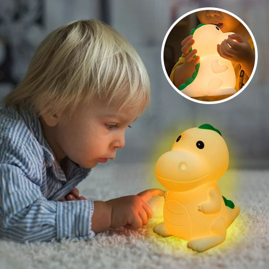bebe touche veilleuse dinosaure led