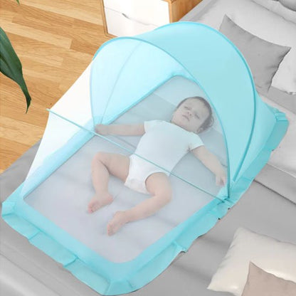 Moustiquaire lit bébé pliable facile à ranger et transporter pour un usage quotidien ou en voyage.