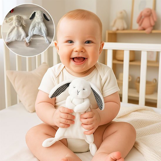 Doudou Bébé Coton Bio | Doux Rêves