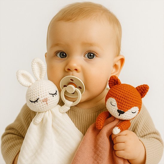 Doudou bébé en coton bio | DouceDream