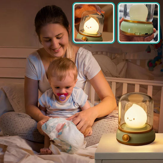 veilleuse bébé bougie maman change couche bébé avec