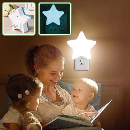 veilleuse bébé étoile maman lit une histoire aux enfants avec 