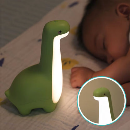 veilleuse bébé dinosaure verte bébé dort avec 